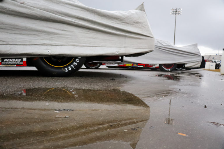 What Happens to the Derby Cars During a Rain Postponement?